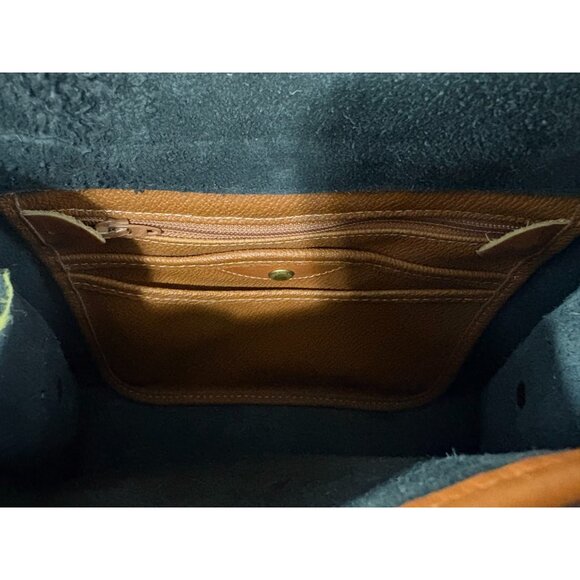 Dooney & Bourke All-Weather Leather Essex Crossbody Bag Black Vintage 90s USA - Picture 7 of 9